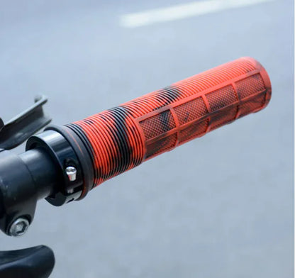 Camouflage Bicycle Lock Handlebar Grips