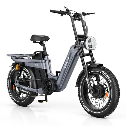 TESWAY X5 AWD electric bike hydraulic brake detail