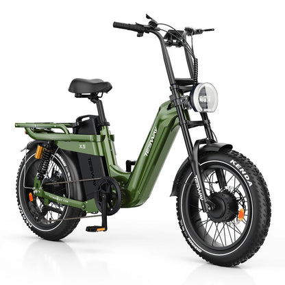 TESWAY X5 AWD electric bike component detail