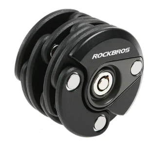 Folding Lock with Bicycle Chain Strip Design