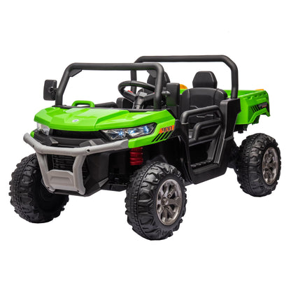24V Kids Ride-On Dump Truck 2 Seater – Electric UTV with Remote & Tipping Bed