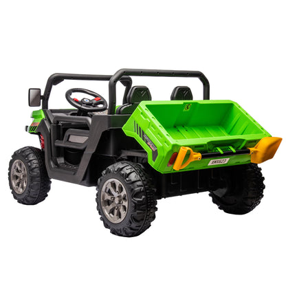 24V Kids Ride-On Dump Truck 2 Seater – Electric UTV with Remote & Tipping Bed