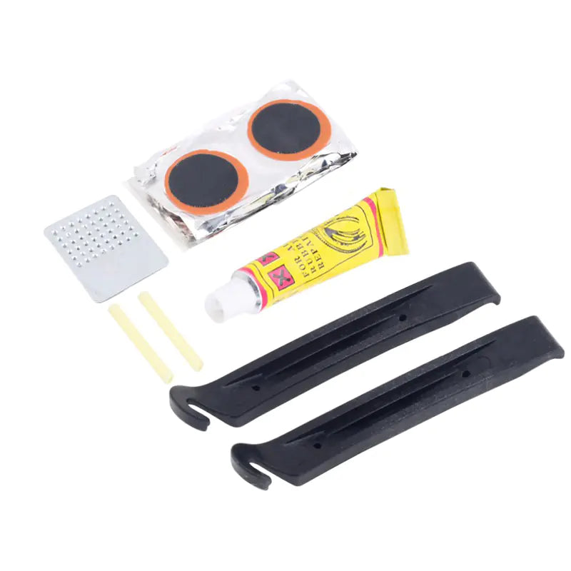 Bicycle Tire Repair Tool Kit and Accessories