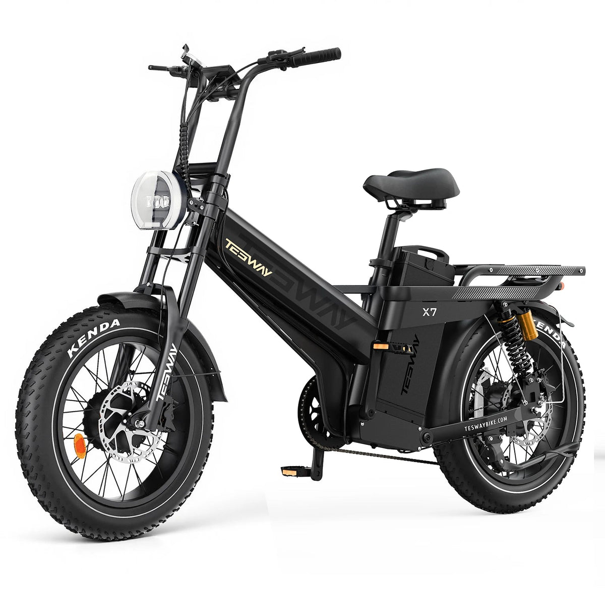 TESWAY X7 AWD electric bike front view