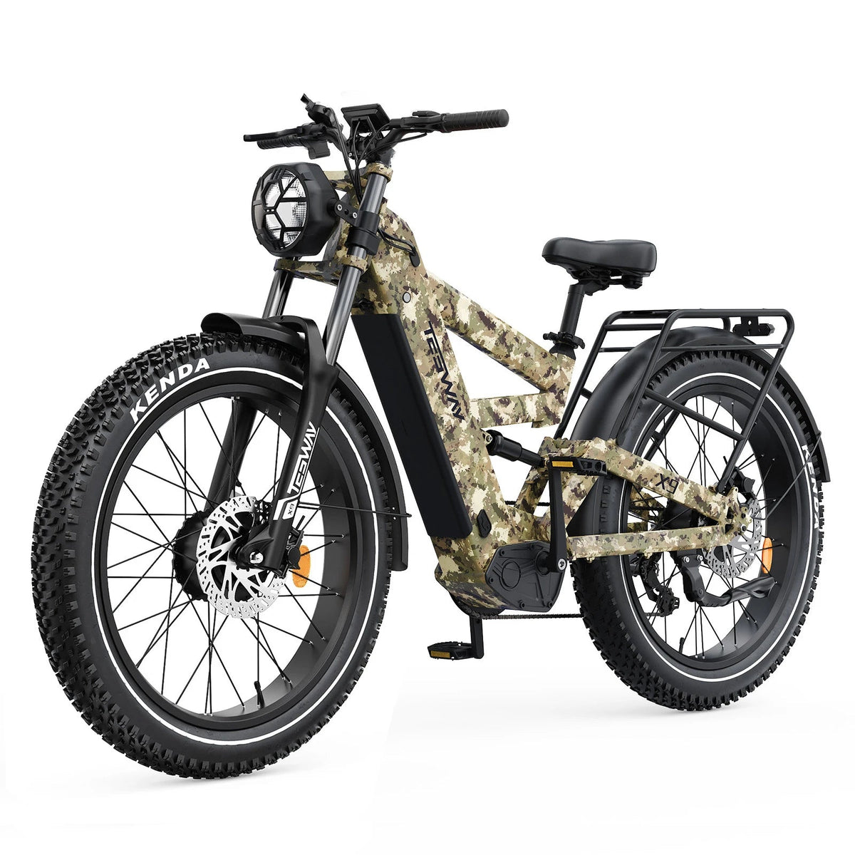 TESWAY X9 Ultra electric bike side profile