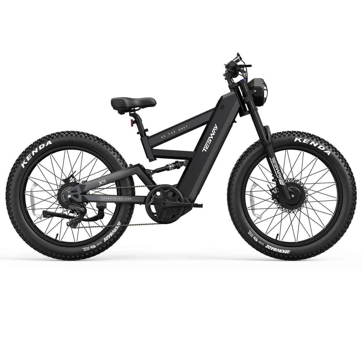 TESWAY X9 Ultra electric bike frame detail