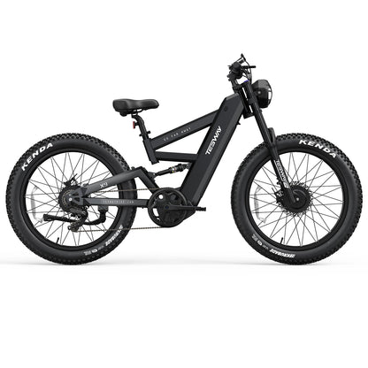 TESWAY X9 Ultra electric bike frame detail