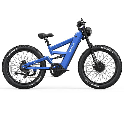 TESWAY X9 Ultra electric bike full suspension detail