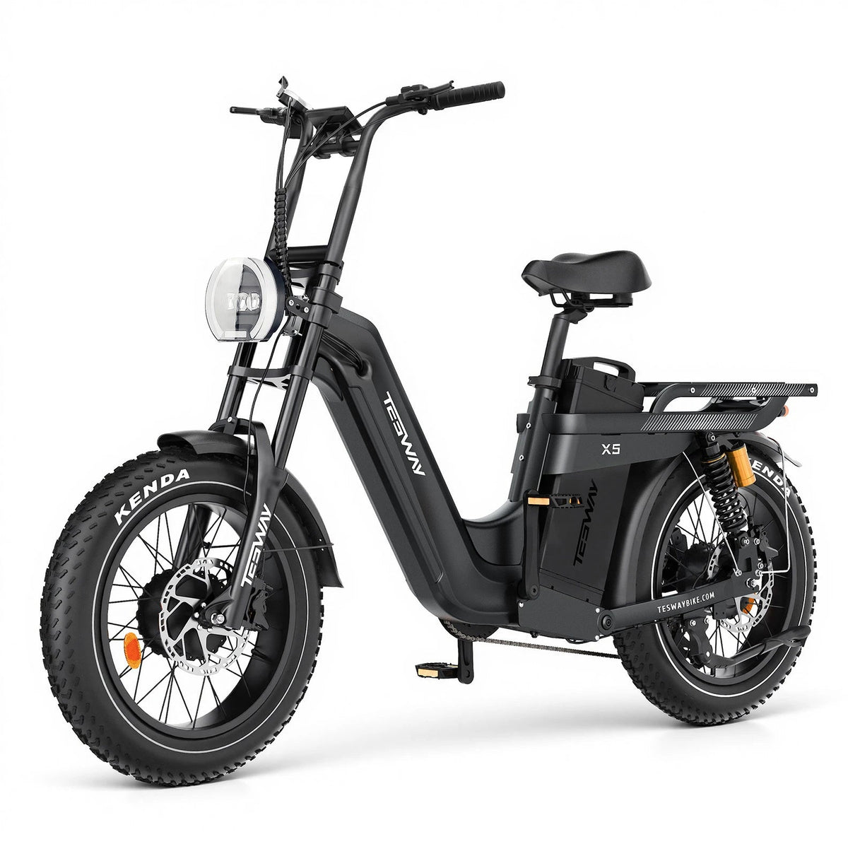 TESWAY X5 AWD electric bike front view