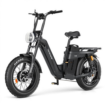 TESWAY X5 AWD electric bike front view