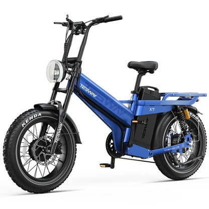 TESWAY X7 AWD electric bike side profile