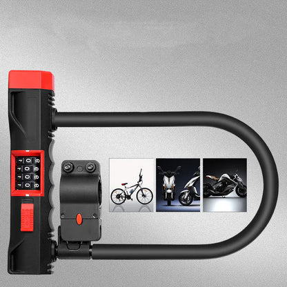 U-Shaped Electric Bicycle Lock