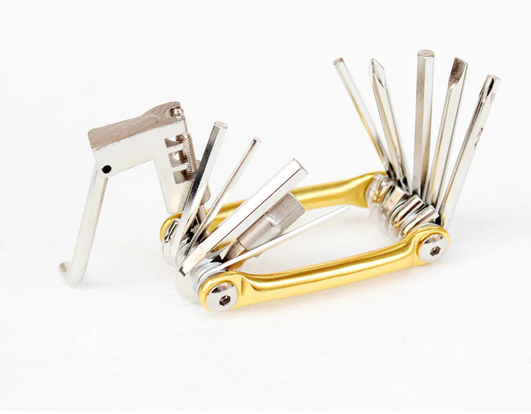 Bicycle Repair Tool Set with Hex Wrench and Chain Breaker