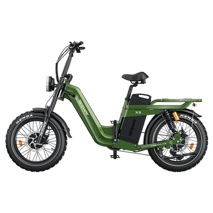 TESWAY X5 AWD electric bike display and controls