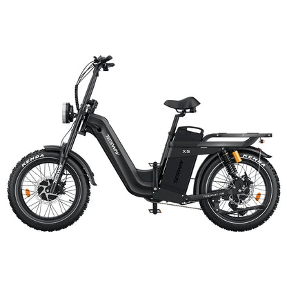 TESWAY X5 AWD electric bike side profile