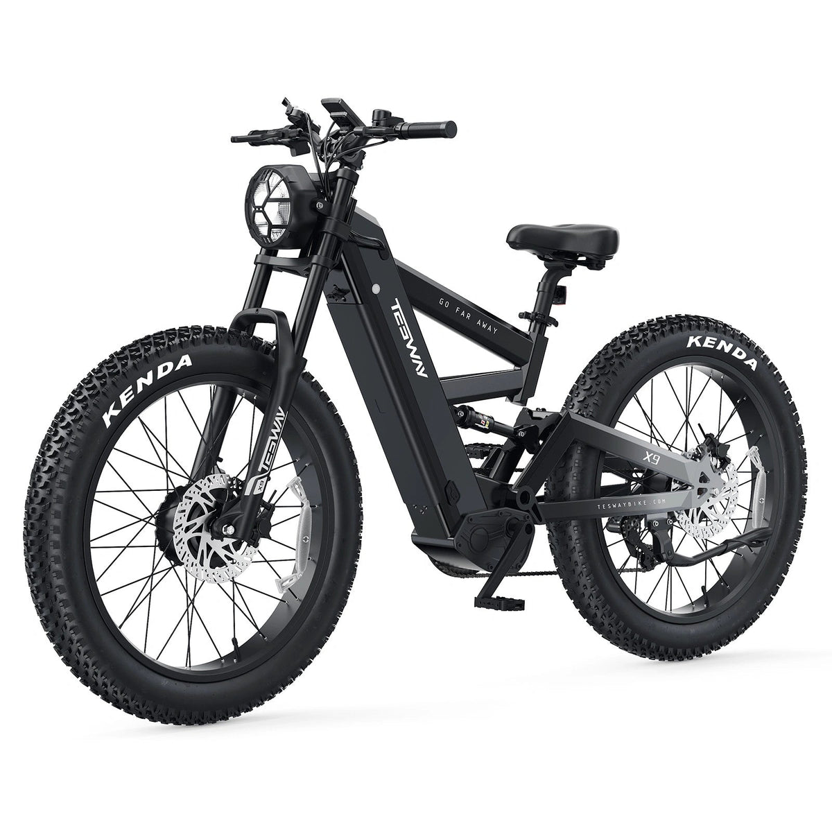 TESWAY X9 Ultra electric bike front view