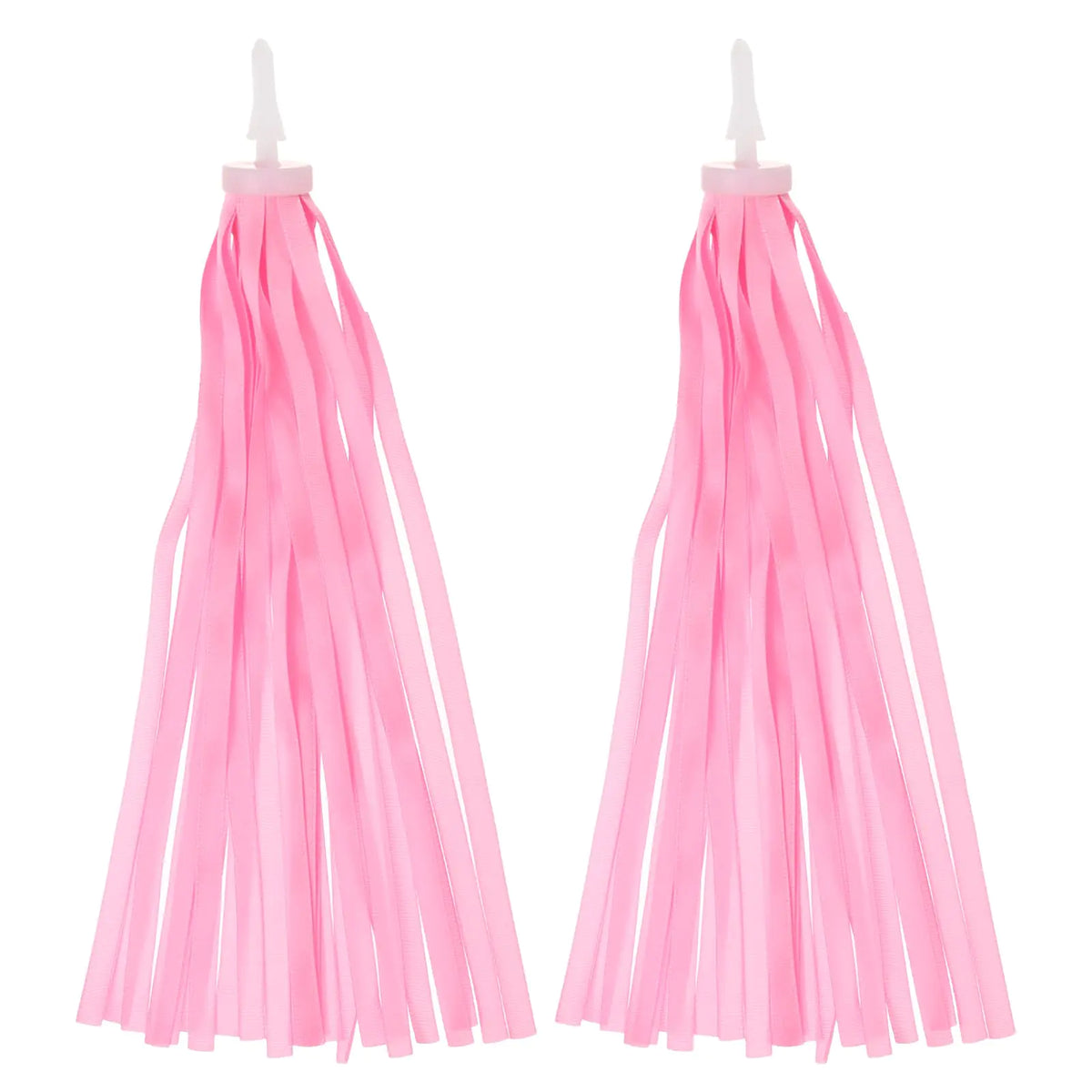 PATIKIL Bike Streamers Colorful Scooter Handlebar Tassels Grips Ribbon Accessories Decorations for Girls Bicycle Tricycle Handles Pink