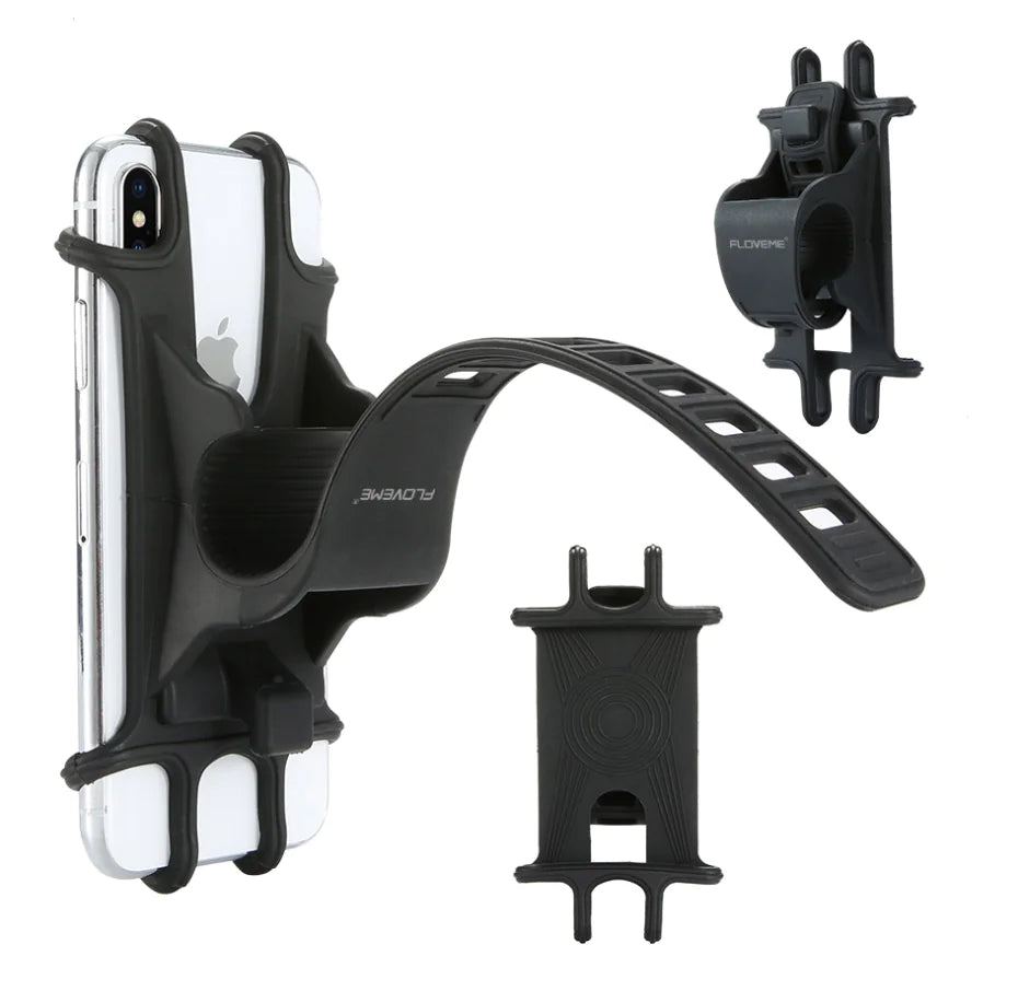 Floveme Bicycle Phone Holder with Shockproof Silicone Case