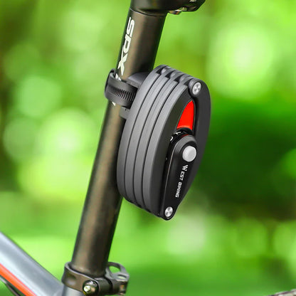 Folding Bicycle Lock for Mountain Bikes and Gear