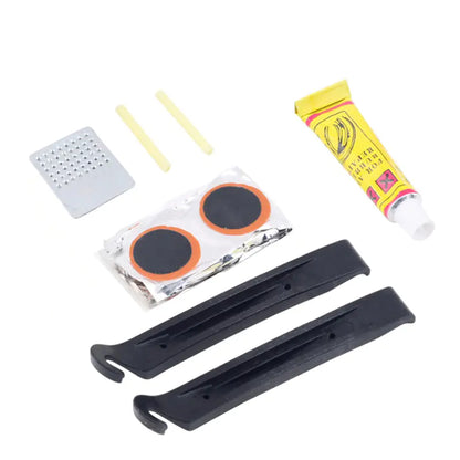 Bicycle Tire Repair Tool Kit and Accessories
