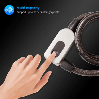 Smart Fingerprint Lock for Bicycle Steel Rims