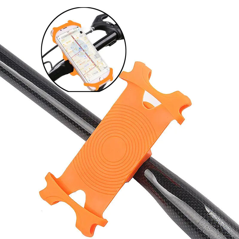 Bicycle Phone Mount with Silicone Navigation Holder