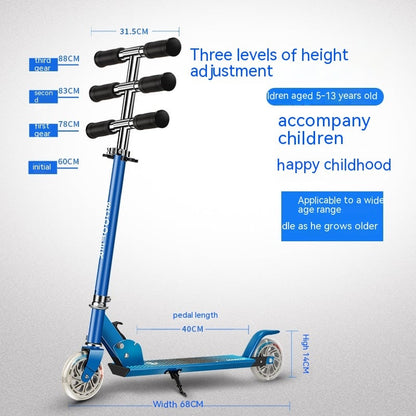 Kids Foldable Kick Scooter