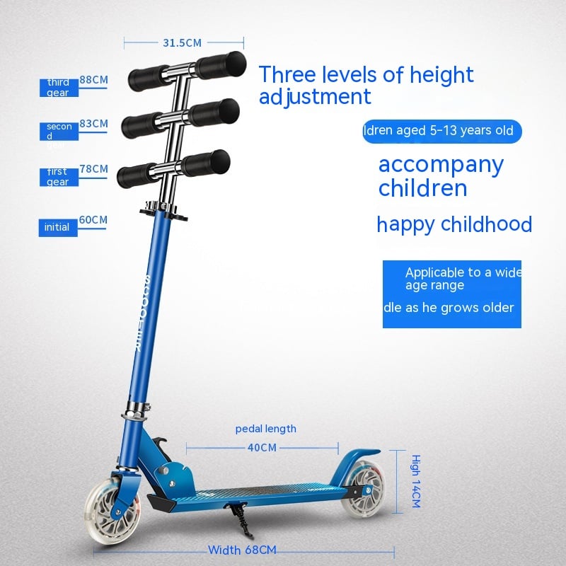 Kids Foldable Kick Scooter