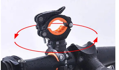 Bicycle Light and Flashlight Mounting Bracket Accessory