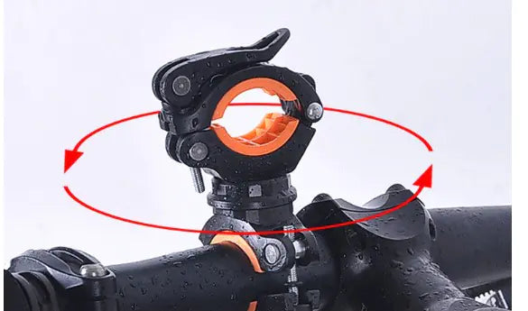 Bicycle Light and Flashlight Mounting Bracket Accessory