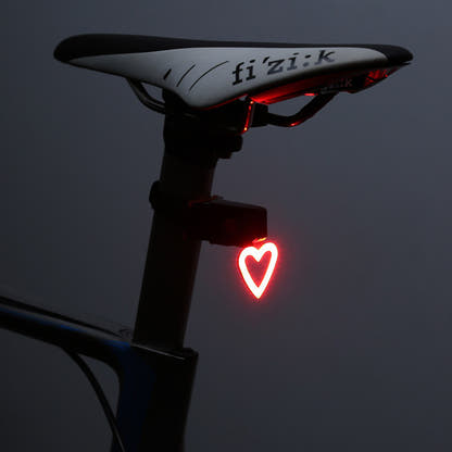 USB Rechargeable Bicycle Tail Light for Night Riding — love option