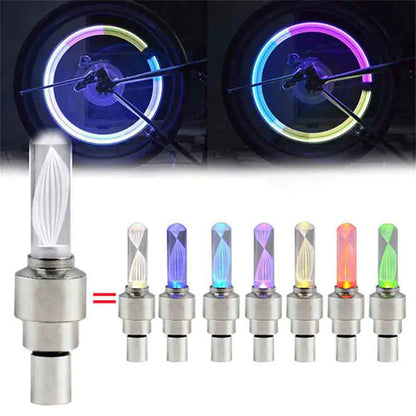 Colorful Bicycle Valve Light and Tire Wheel Light