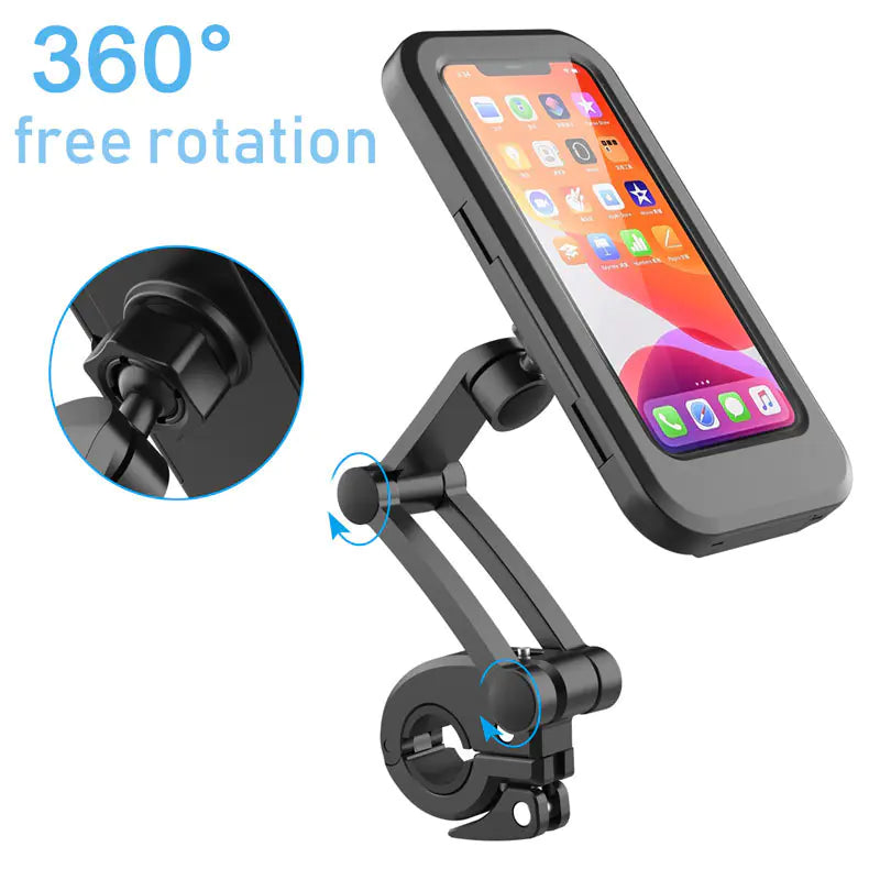 Waterproof Bicycle Phone Holder and Bag for Navigation