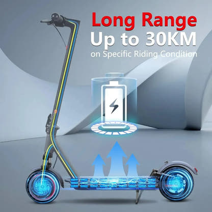 AOVOPRO AP07 Electric Scooter Foldable with App and Dual Suspension up to 31 Km/h