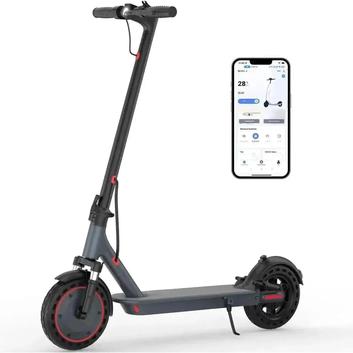 LADPED LP10 Electric Scooter Foldable with App and Suspension up to 35 Km/h