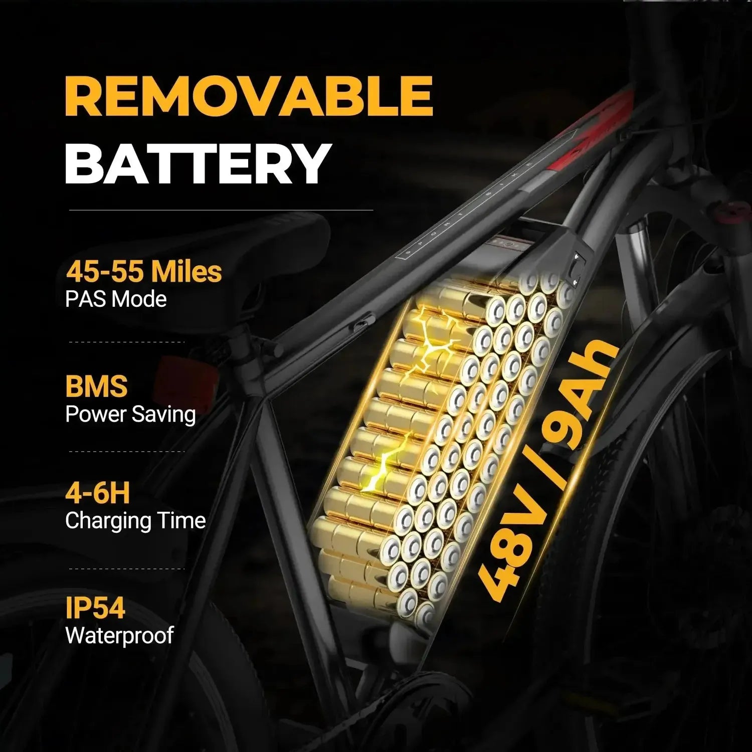 Bici elettrica AOVO Pro BK90 / BK520