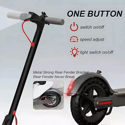AOVOPRO Tuya Electric Scooter Foldable with App and Solid Tyres up to 31 Km/h