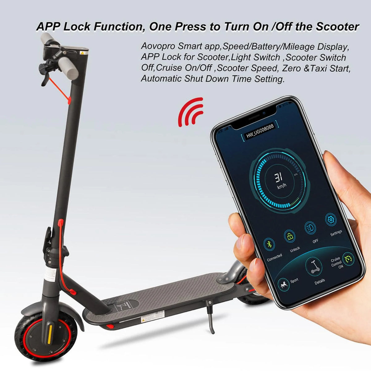 AOVOPRO ES80 Electric Scooter