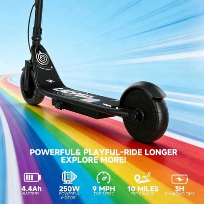 LADPED LP65 Kids Electric Scooter Foldable Lightweight Safe Ride up to 15 Km/h