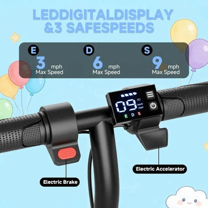 LADPED LP65 Kids Electric Scooter Foldable Lightweight Safe Ride up to 15 Km/h