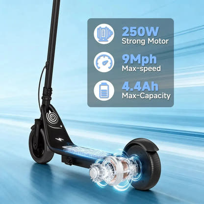 LADPED LP65 Kids Electric Scooter Foldable Lightweight Safe Ride up to 15 Km/h