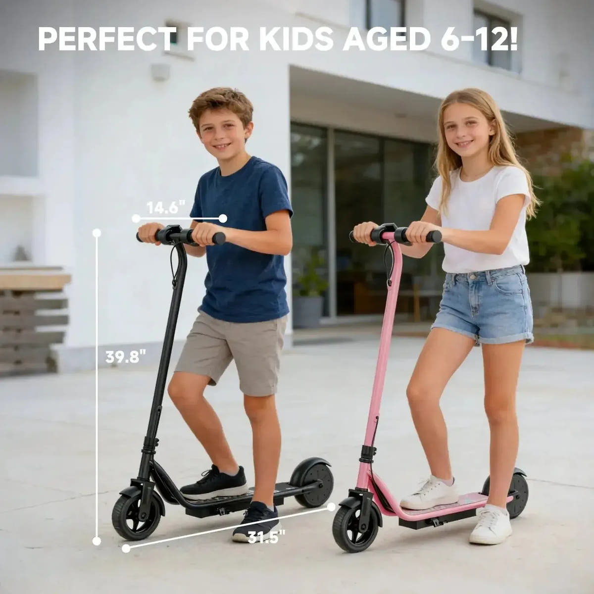 LADPED LP65 Kids Electric Scooter Foldable Lightweight Safe Ride up to 15 Km/h
