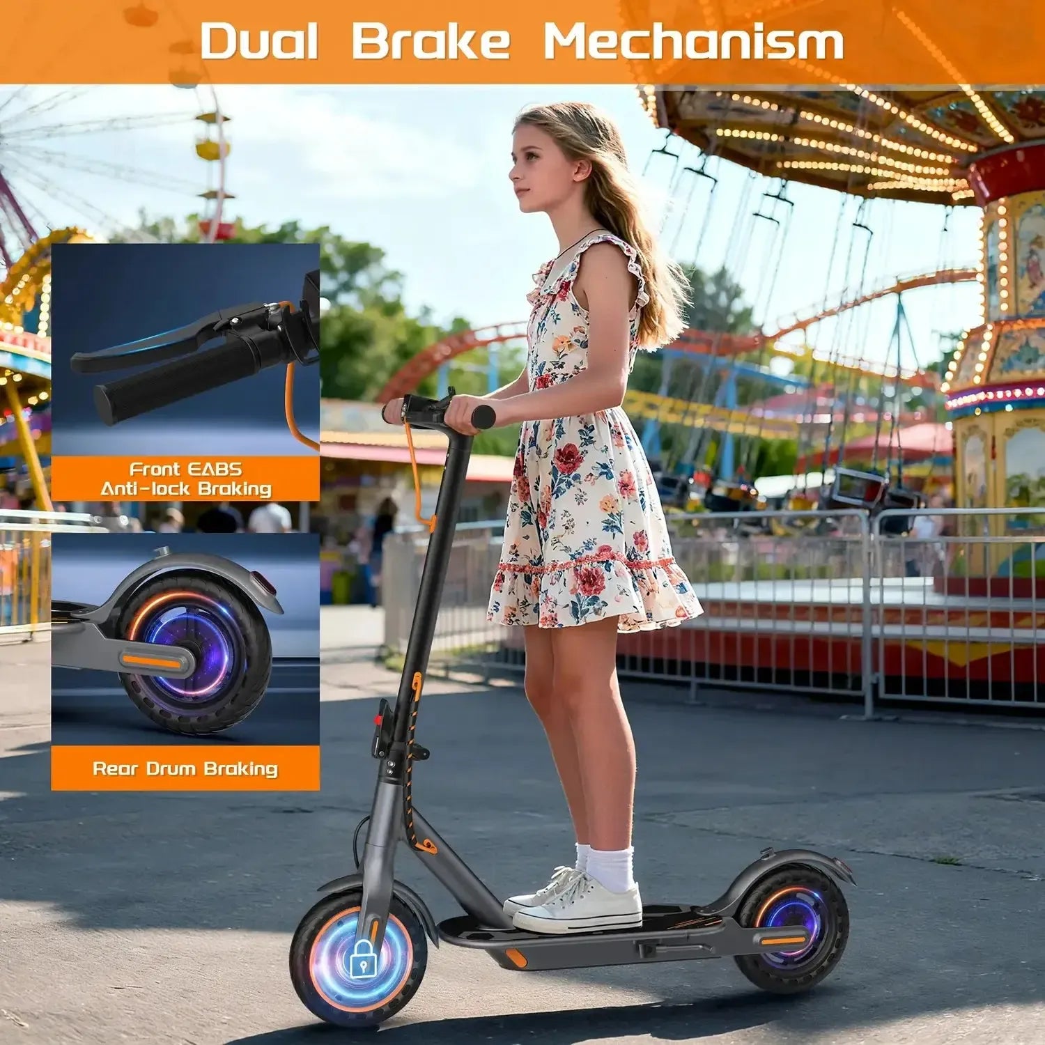 AOVOPRO Mini80 Kids Electric Scooter Lightweight Foldable Safe up to 25 Km/h
