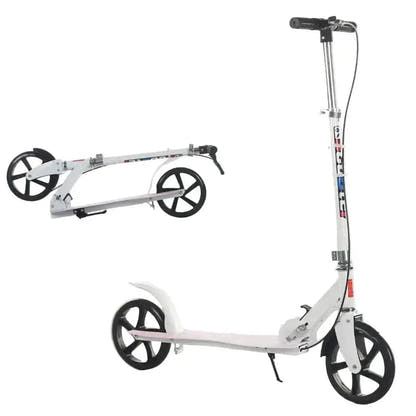 Adult and Youth Folding Scooter with Hand Brake Lightweight Foldable Design