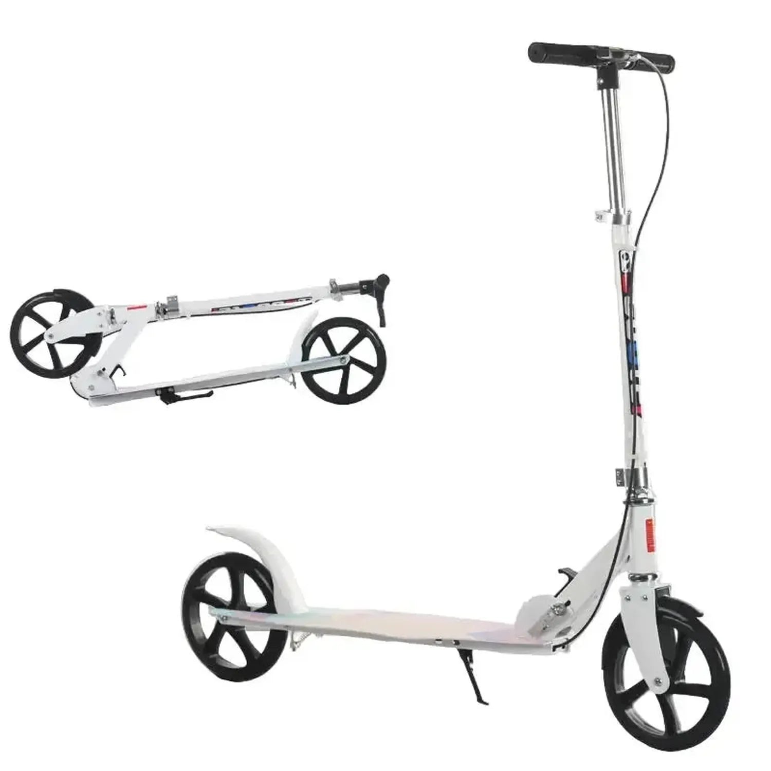 Adult and Youth Folding Scooter with Hand Brake Lightweight Foldable Design