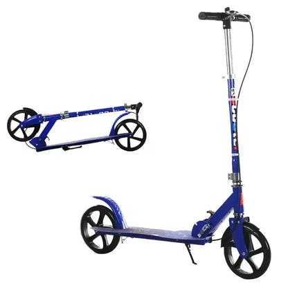 Adult and Youth Folding Scooter with Hand Brake Lightweight Foldable Design