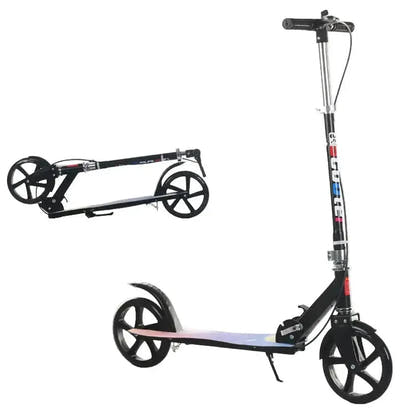 Adult and Youth Folding Scooter with Hand Brake Lightweight Foldable Design