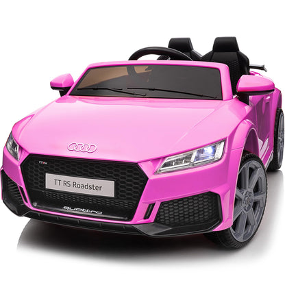 Audi TT RS Kids Ride On Car 6V – Remote Control, Music, USB & LED Lights