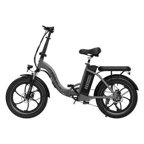 KOOLUX BK6 Foldable Electric Bike – 250W Motor, 36V 10.4Ah Battery, 3-Speed, 25 km/h (15.5 mph) Top Speed, Up to 40 km (25 miles) Range