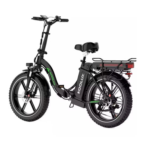 KOOLUX BK6S PRO Dual Battery Folding Electric Bike – 500W / 750W Motor Options, 20″ × 4.0″ Fat Tires, 25 km/h (15.5 mph) Top Speed (Unlockable 38 km/h / 23.6 mph), Up to 150 km (93 mi) Range, Shimano 7-Speed